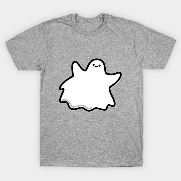 Cute Ghost T-Shirt by happyfruitsart